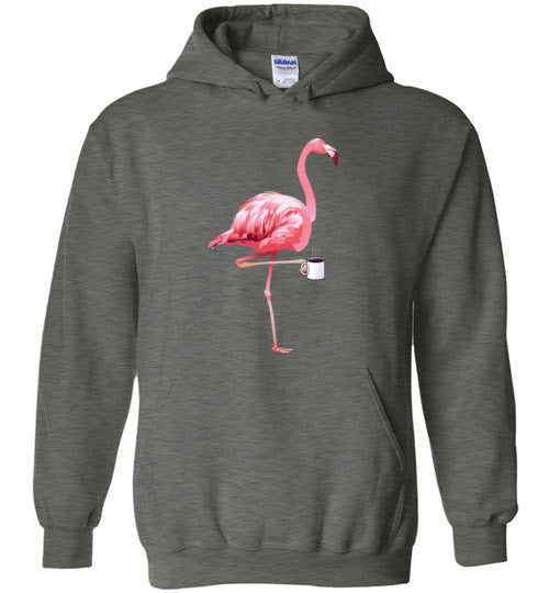 Flamingo Coffee Hoodie
