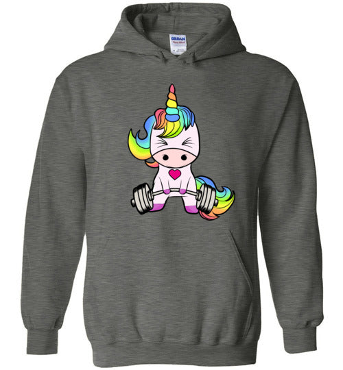 Unicorn Weightlifting Gym Hoodie