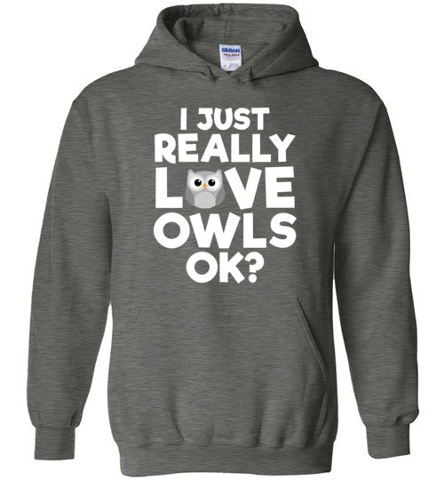 Just Really Love Owls Hoodie