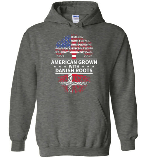American Grown With Danish Roots Hoodie