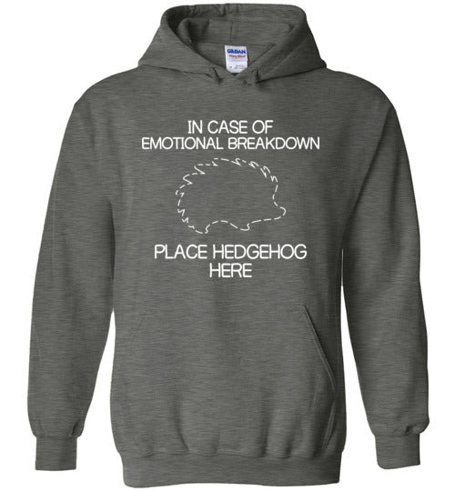 Hedgehog Emotional Breakdown Hoodie