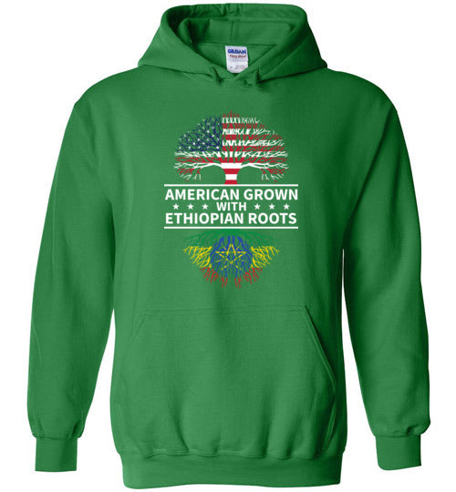 American Grown With Ethiopian Roots Hoodie