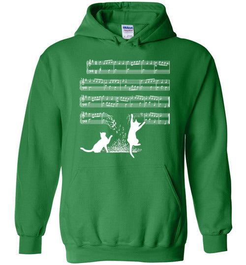 Cat Music Sheets Hoodie