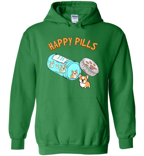 Happy Pills Corgi Hoodie