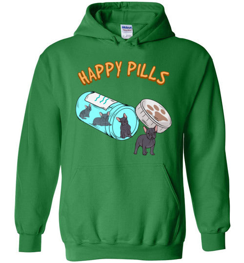 Happy Pills French Bulldog Hoodie