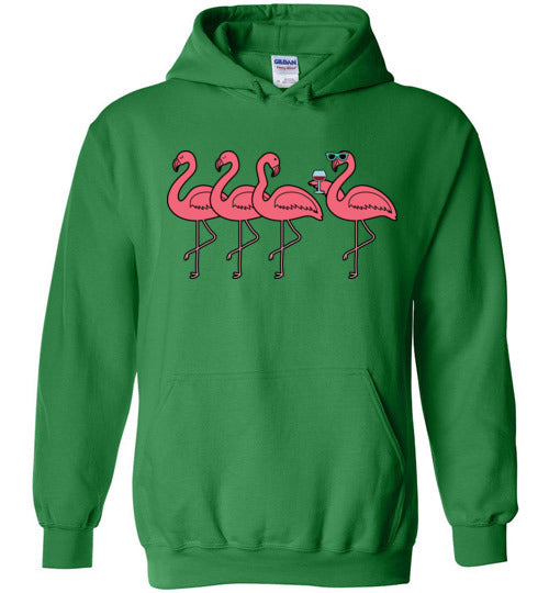 Flamingo Group Wine Hoodie