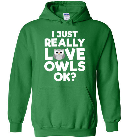 Just Really Love Owls Hoodie