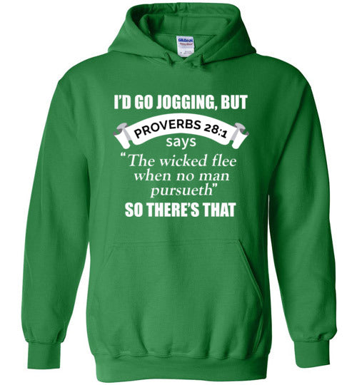 Christian Jogging But Proverbs Hoodie