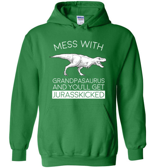 Grandpasaurus Jurasskicked Hoodie