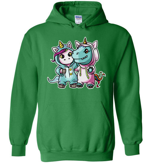 Unicorn T-Rex Costumes Hoodie