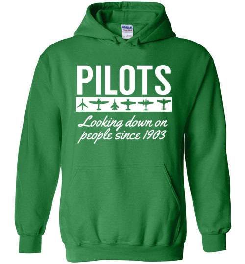 Pilots Looking Down Hoodie