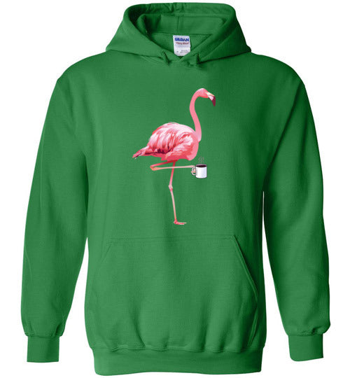 Flamingo Coffee Hoodie