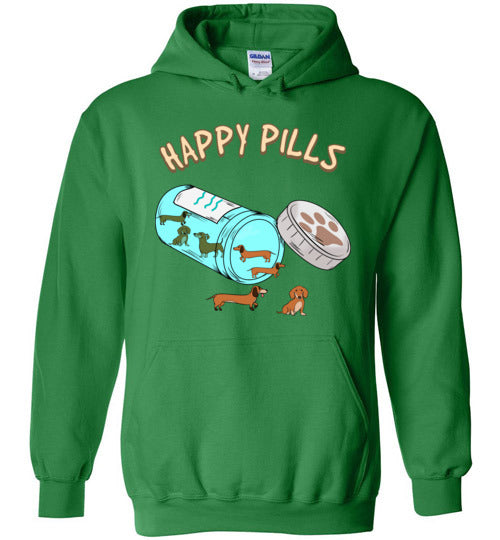 Happy Pills Dachshund Hoodie