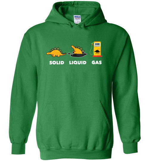 Dinosaur Solid Liquid Gas Hoodie