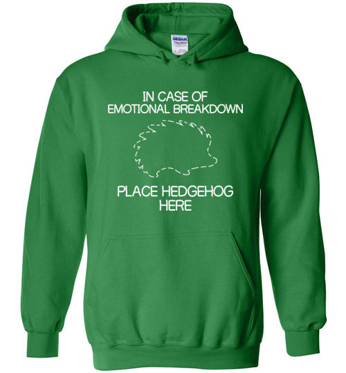 Hedgehog Emotional Breakdown Hoodie