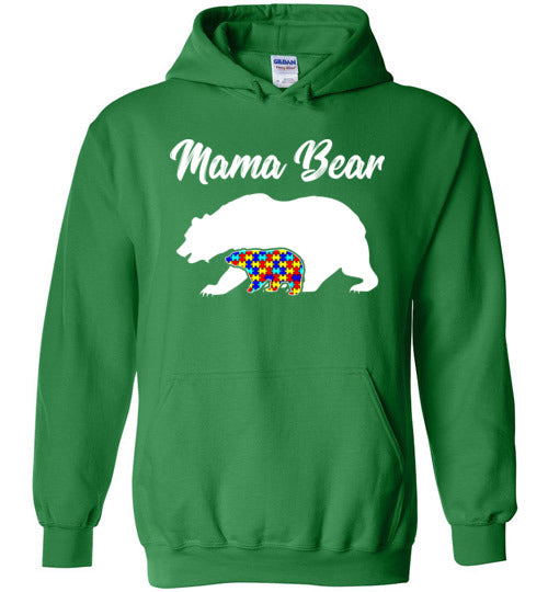 Mama Bear Autism Awareness Hoodie