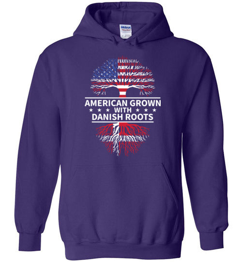 American Grown With Danish Roots Hoodie