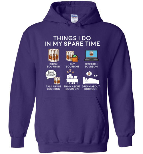 Things I Do Spare Time Bourbon Hoodie