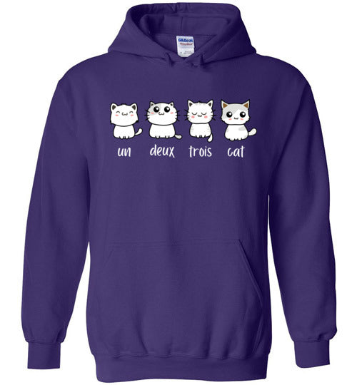Un Deux Trois Cat Hoodie