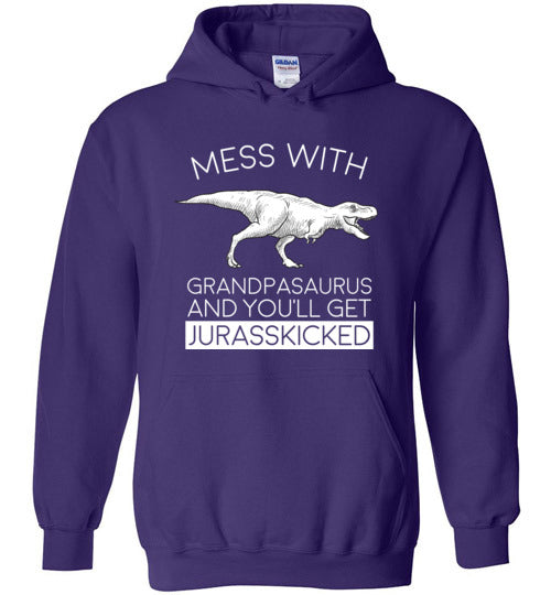 Grandpasaurus Jurasskicked Hoodie
