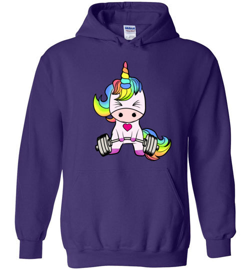 Unicorn Weightlifting Gym Hoodie