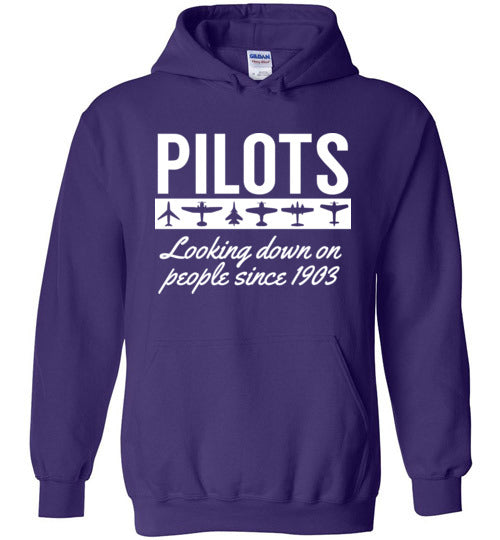 Pilots Looking Down Hoodie