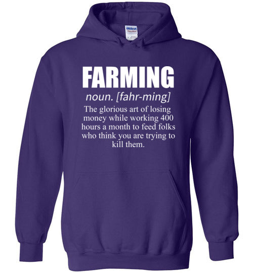 Farming Definition Hoodie