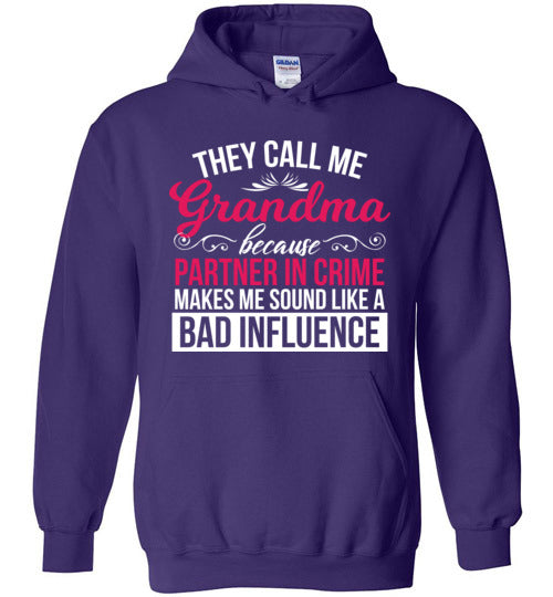 Grandma Partner In Crime Hoodie
