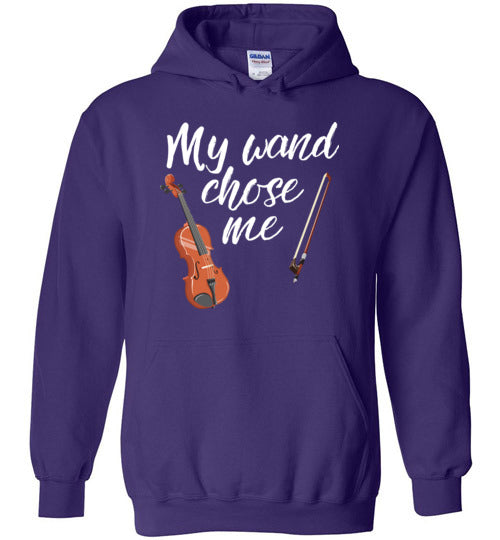 Violin Wand Chose Me Hoodie