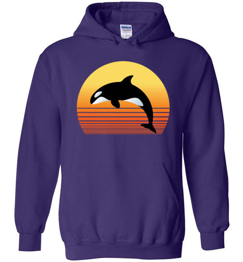 Killer Whale Sunset Hoodie