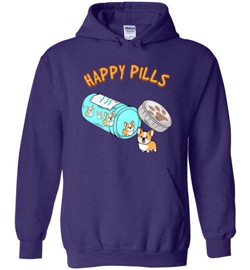 Happy Pills Corgi Hoodie