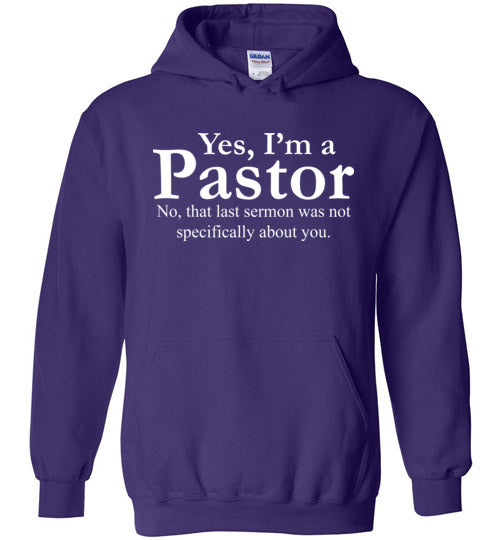 Pastor Last Sermon Hoodie