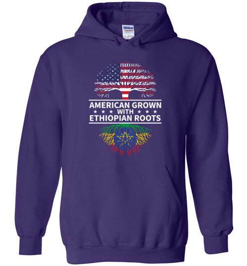 American Grown With Ethiopian Roots Hoodie