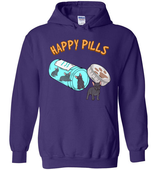 Happy Pills French Bulldog Hoodie