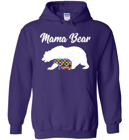 Mama Bear Autism Awareness Hoodie