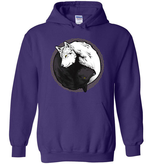 Wolf Yin Yang Hoodie