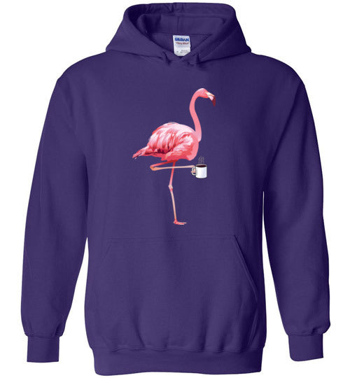 Flamingo Coffee Hoodie