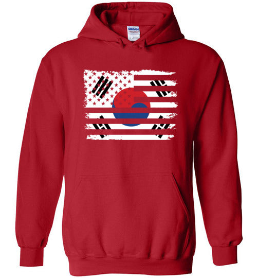 South Korean American Flag Hoodie