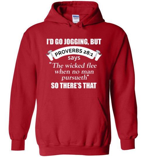 Christian Jogging But Proverbs Hoodie