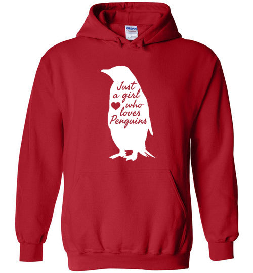 Just A Girl Who Loves Penguins Hoodie
