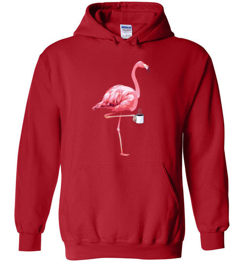 Flamingo Coffee Hoodie