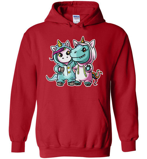 Unicorn T-Rex Costumes Hoodie