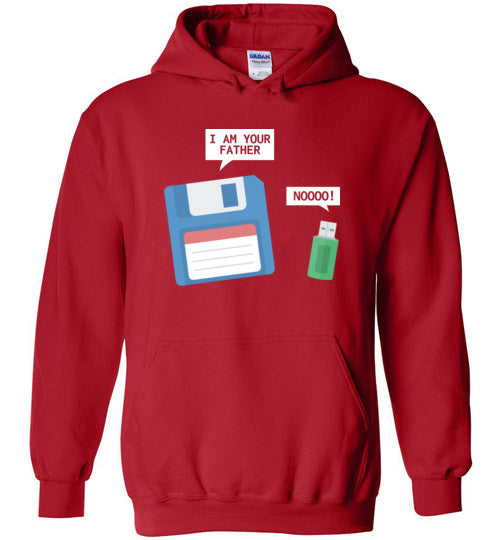 USB Floppy Disk Father Son Hoodie