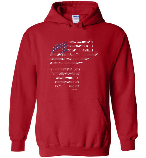 Bass Flag Fishing Hoodie