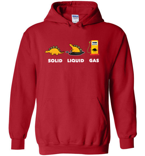 Dinosaur Solid Liquid Gas Hoodie