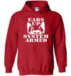 Ears Up System Armed German Shepherd Hoodie