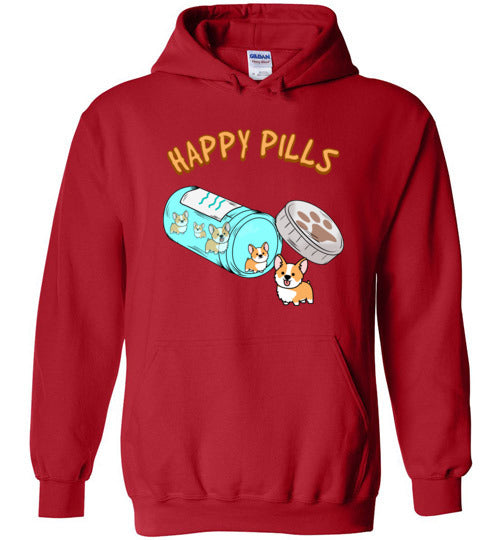 Happy Pills Corgi Hoodie