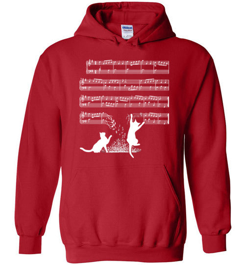 Cat Music Sheets Hoodie