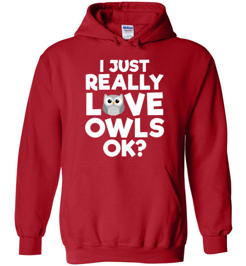 Just Really Love Owls Hoodie