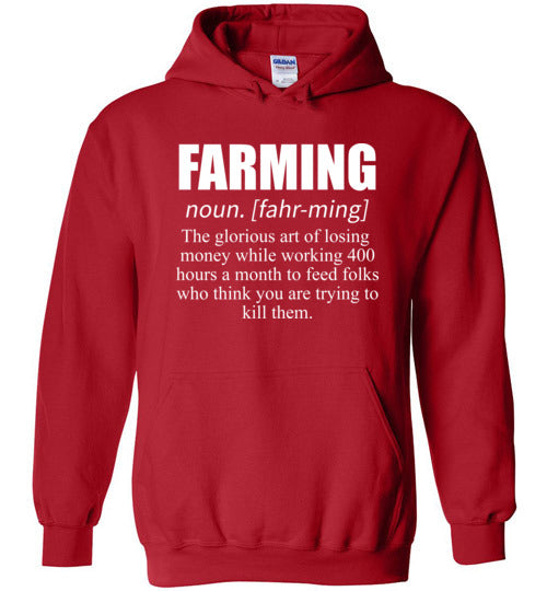 Farming Definition Hoodie
